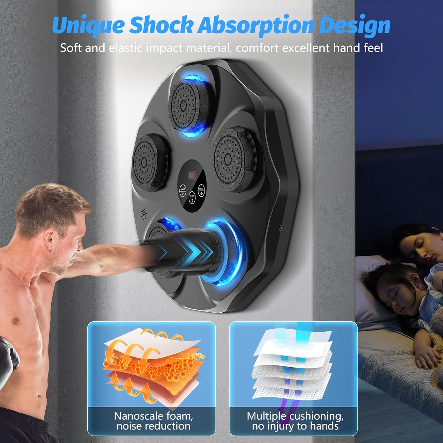 Smart Rhythm Boxing Wall Trainer
