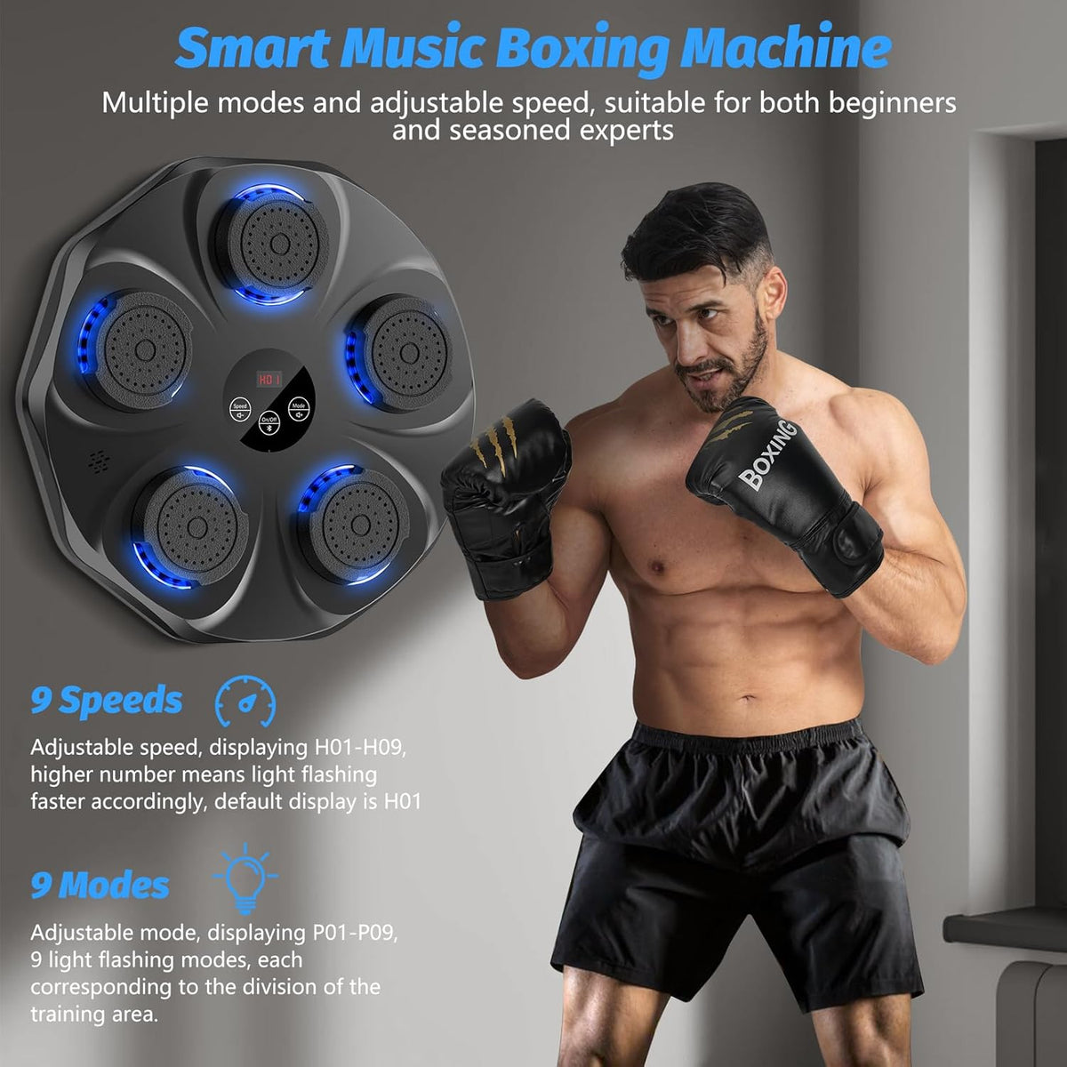 Smart Rhythm Boxing Wall Trainer