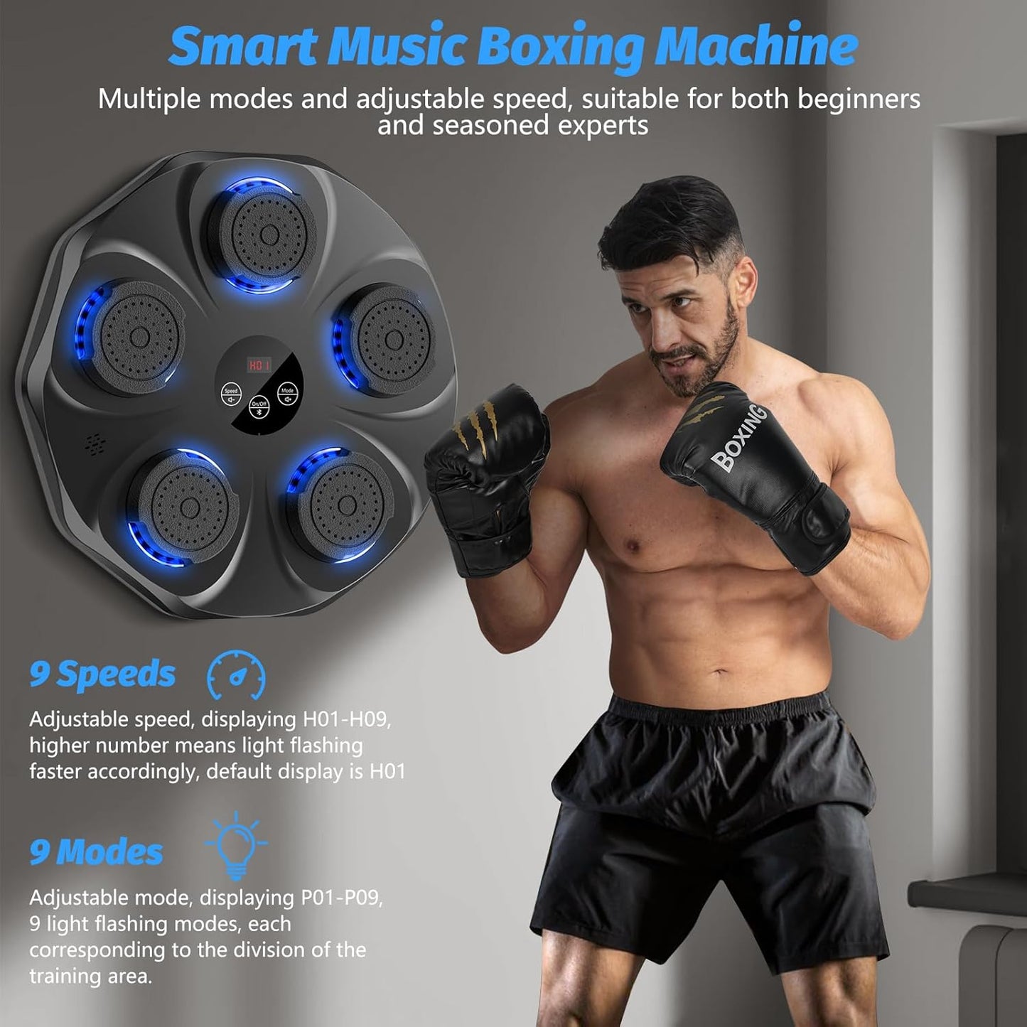 Smart Rhythm Boxing Wall Trainer
