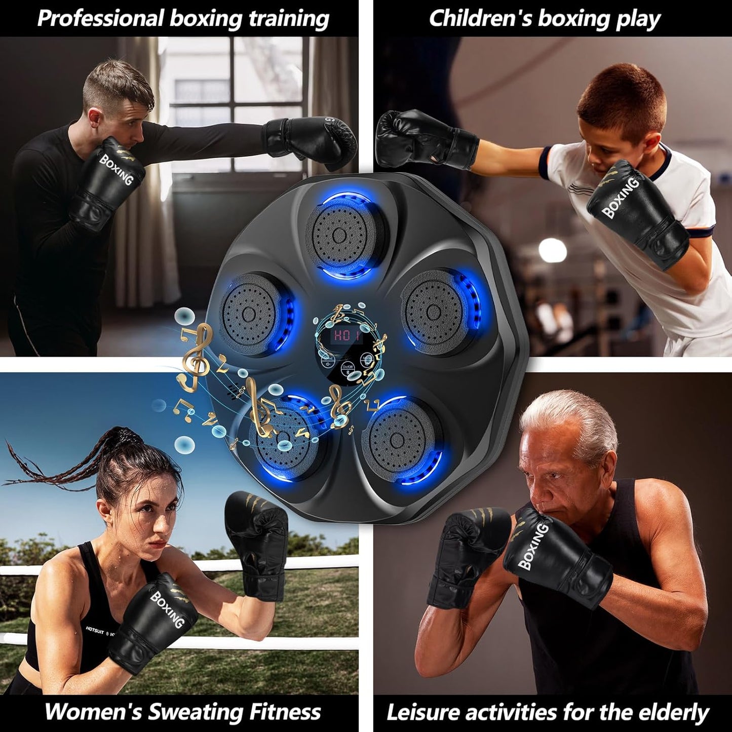 Smart Rhythm Boxing Wall Trainer