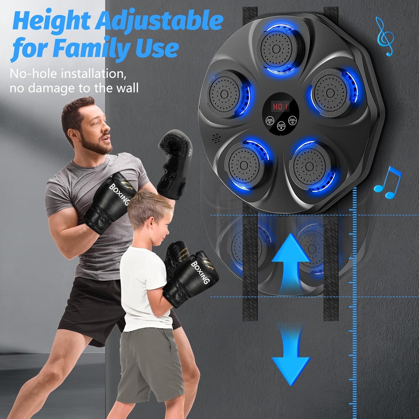 Smart Rhythm Boxing Wall Trainer